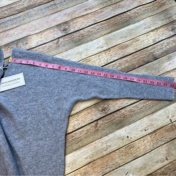 Women's 360 Cashmere Grey Sweater Size: XS - Picture 5 of 6